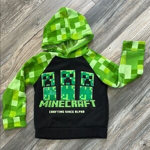 Kids Green and Black Hoodie